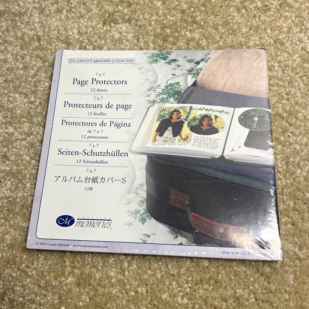 NWT Creative Memories 7" x 7" Scrapbook Page Protectors for 7x7 Album Pages